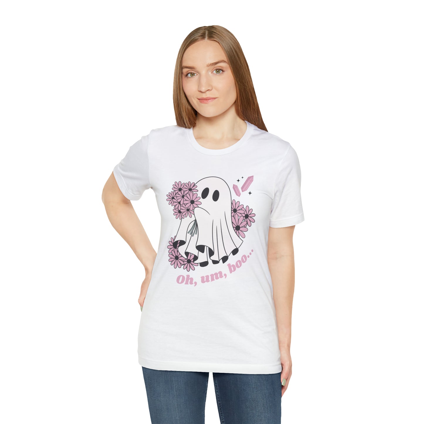 Oh, um, boo... Unisex Jersey Short Sleeve Tee