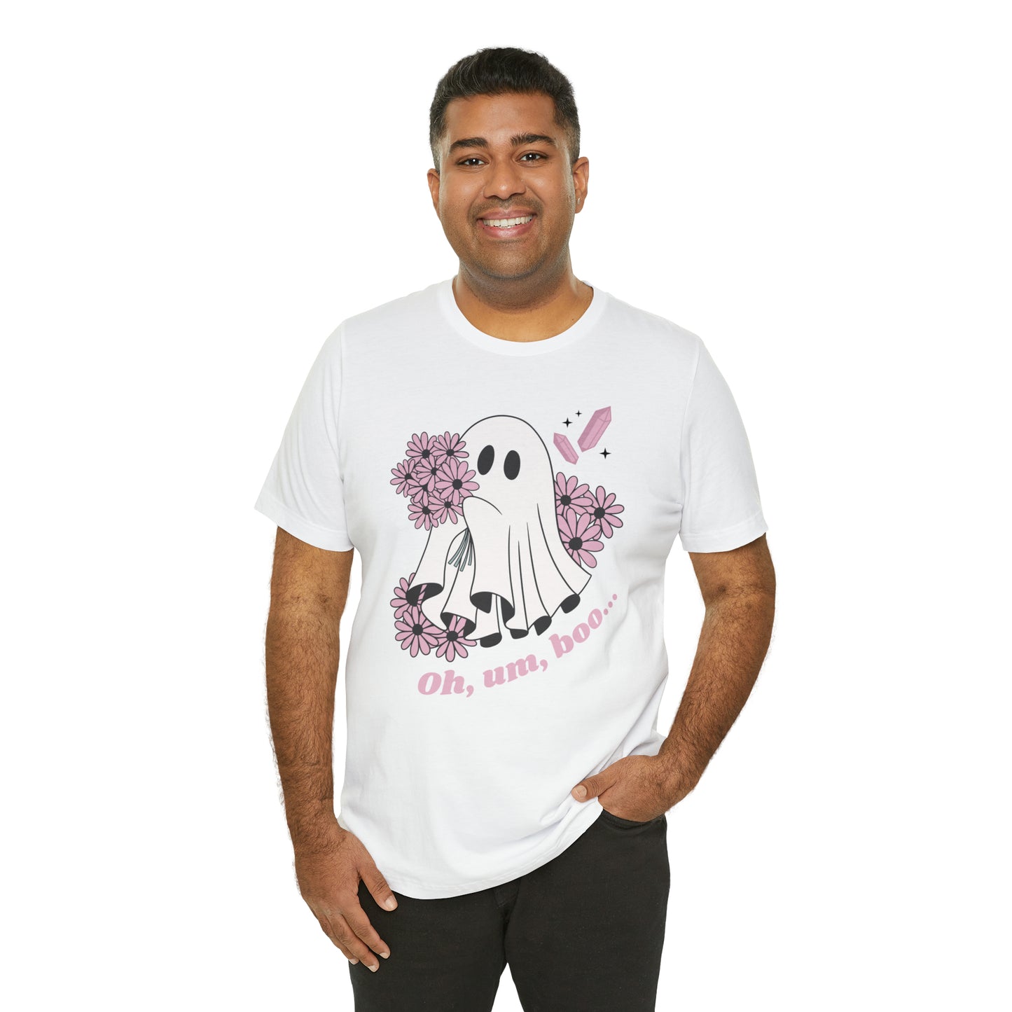 Oh, um, boo... Unisex Jersey Short Sleeve Tee