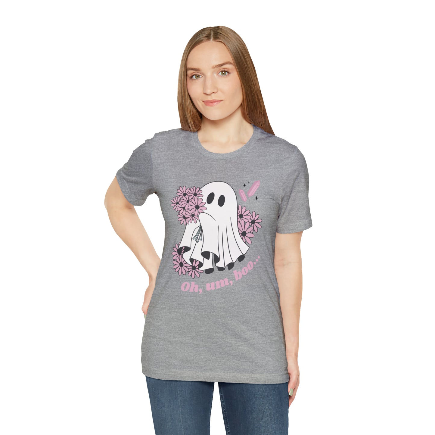 Oh, um, boo... Unisex Jersey Short Sleeve Tee