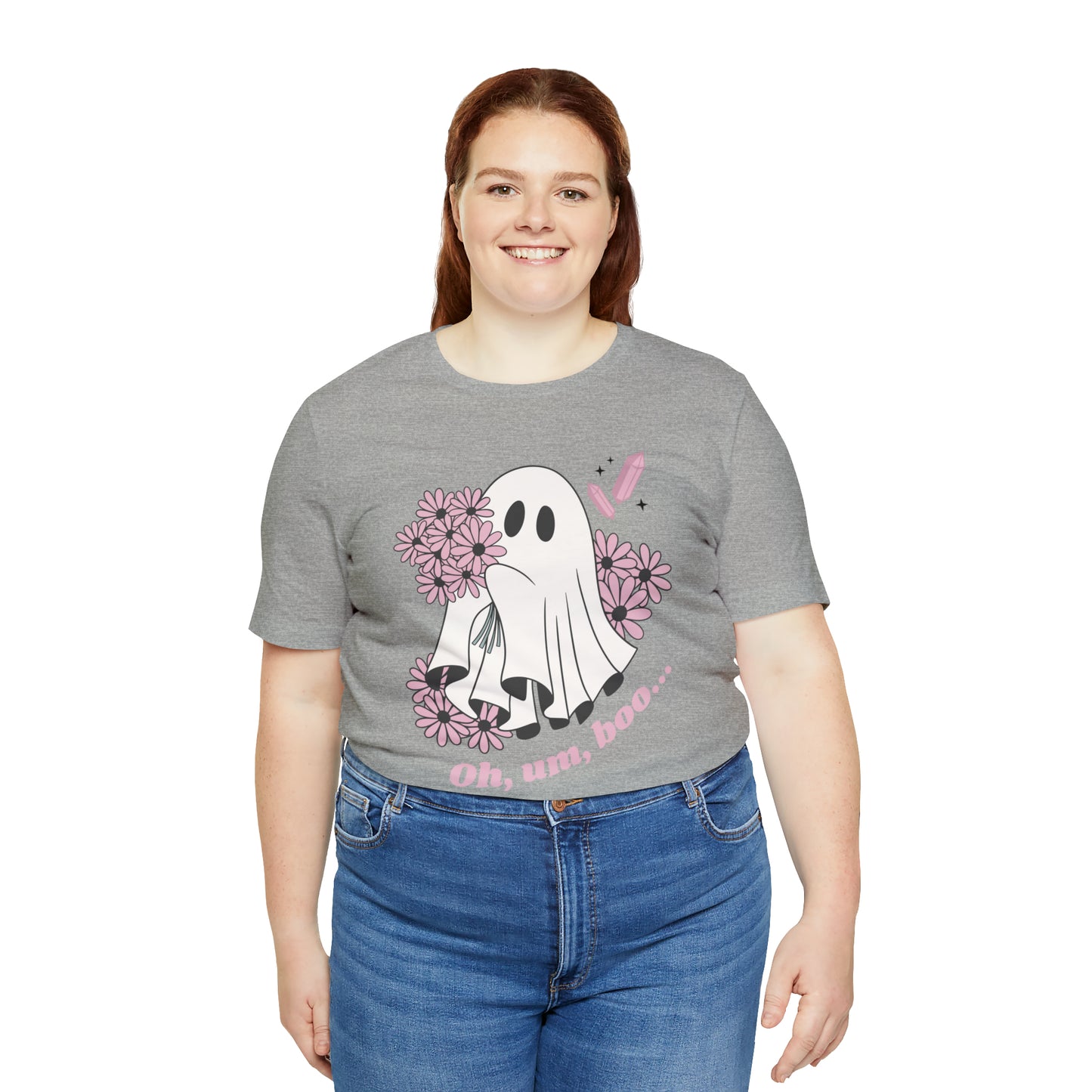 Oh, um, boo... Unisex Jersey Short Sleeve Tee