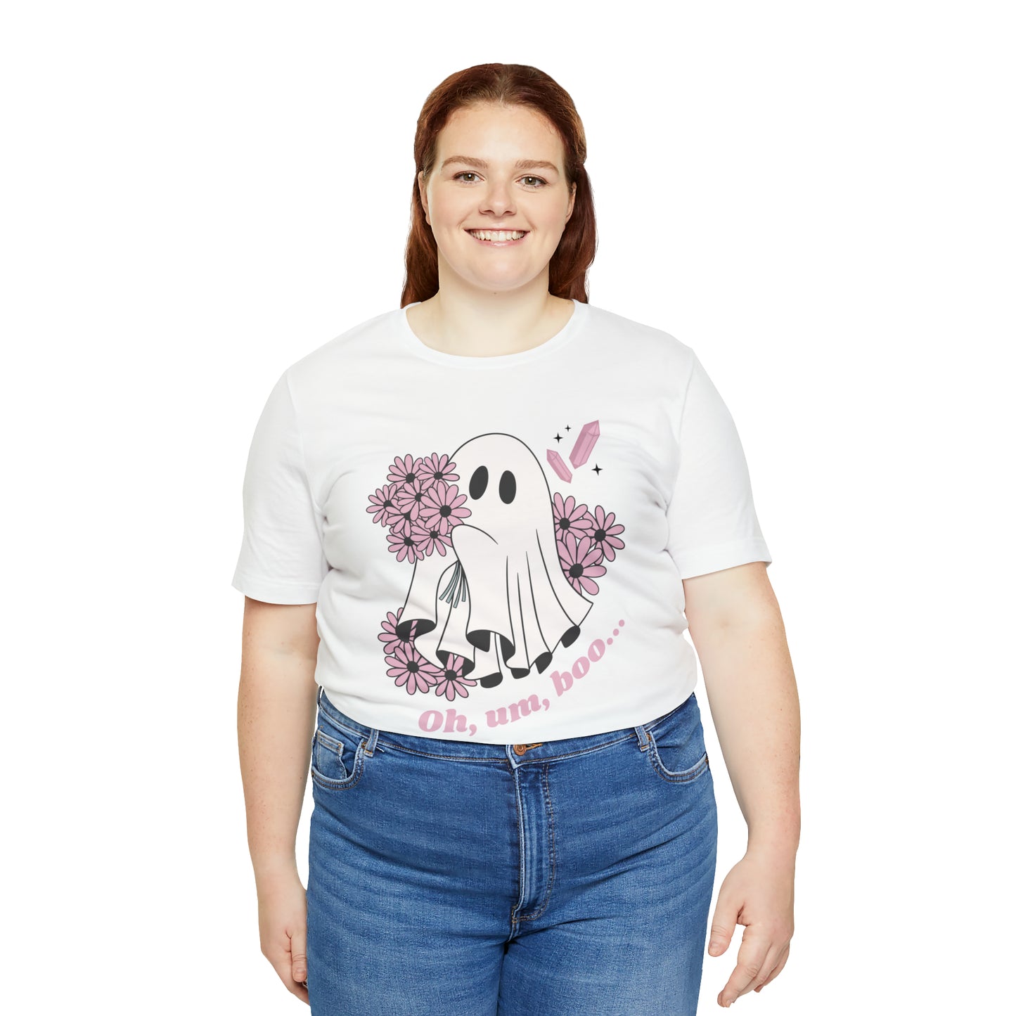 Oh, um, boo... Unisex Jersey Short Sleeve Tee