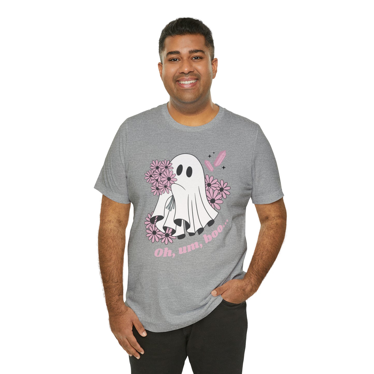 Oh, um, boo... Unisex Jersey Short Sleeve Tee