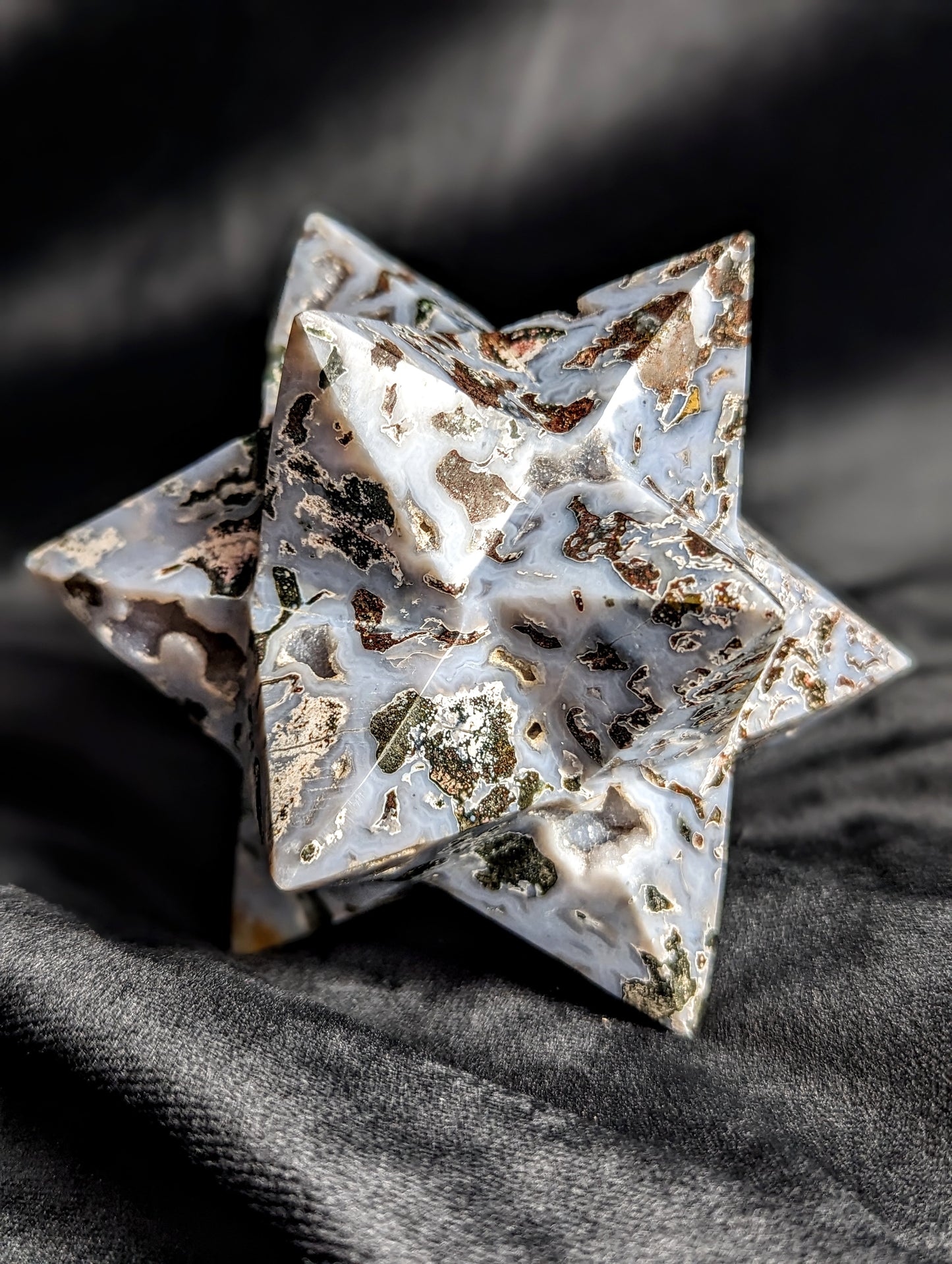 12 Point Blue Sea Jasper Star