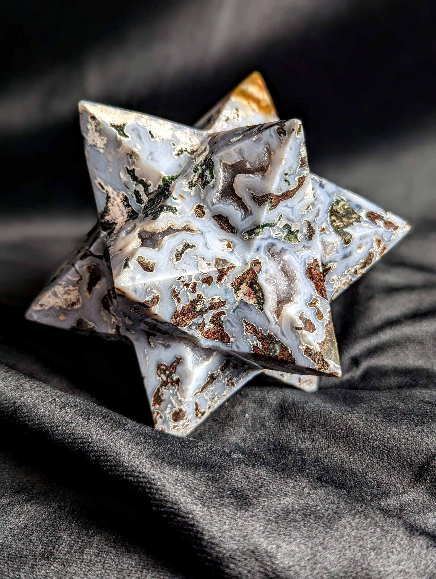 12 Point Blue Sea Jasper Star