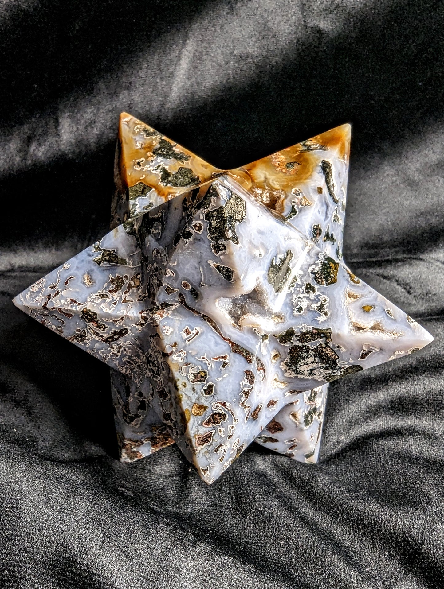 12 Point Blue Sea Jasper Star