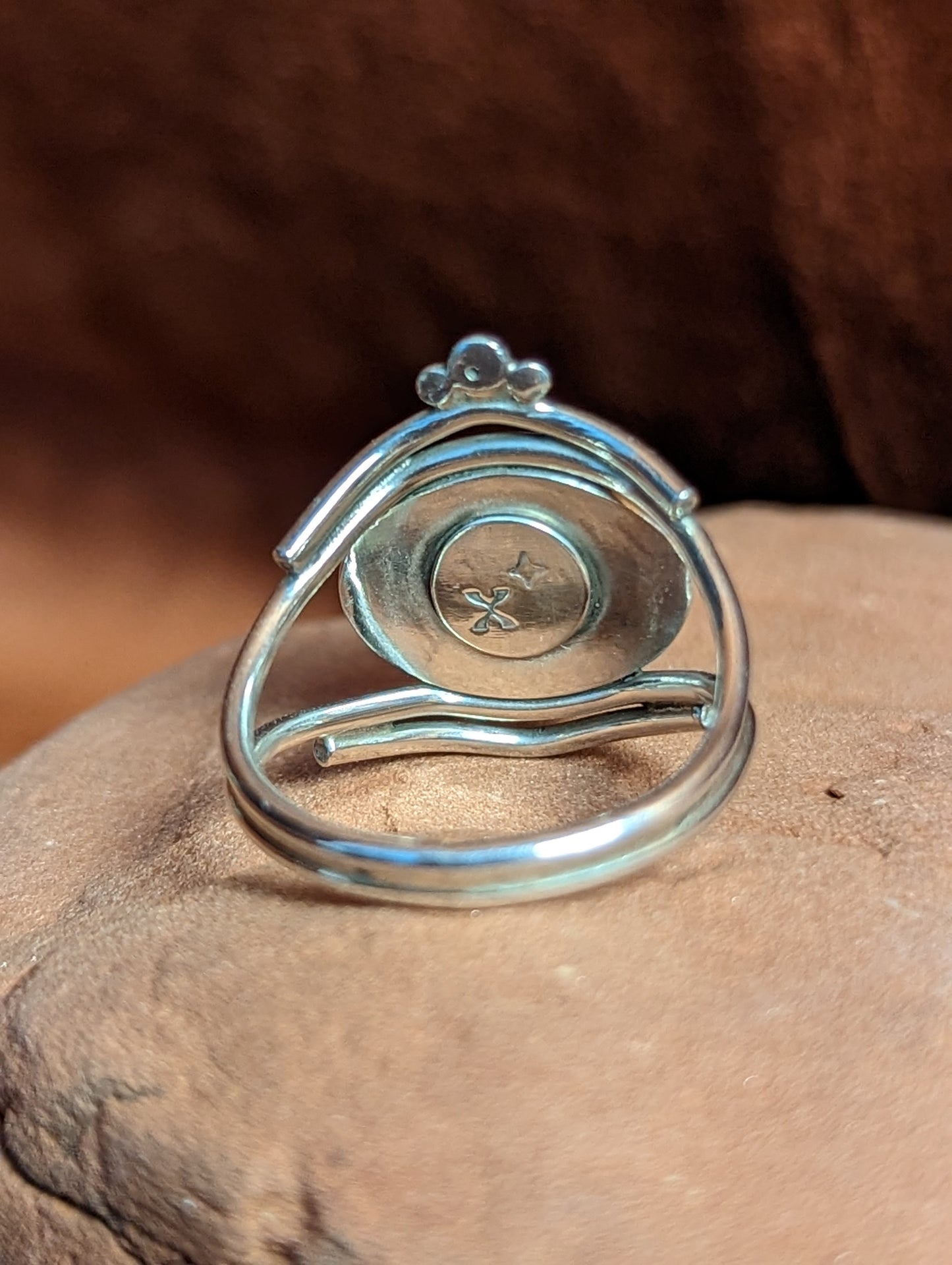 Crowned Third Eye Ring US Size 6 3/4-7